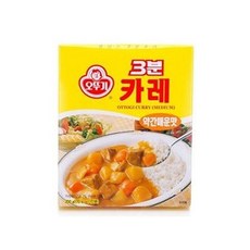 오뚜기 3분 카레 약간매운맛, 200g, 10개