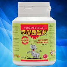 쥐약 쿠마펜펠렛 100g+설치먹이통5개, 5개, 쿠마펜 100g, 100g
