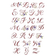 알파벳스텐실a3