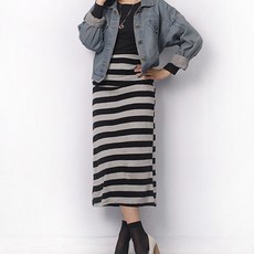 마더라이크 F.단가라면스판스커트- 빅사이즈 여성의류 임부복 치마