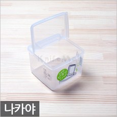 일본 나카야 반오픈 사각용기 1.3L 식재료 다용도용기, 단품, 단품, 1개