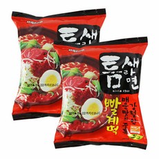 팔도 틈새라면 빨계떡, 2개