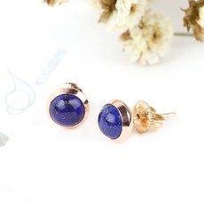 탄생석14k유색보석귀걸이