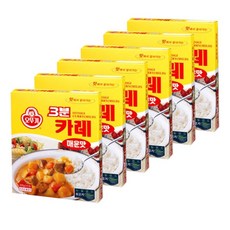 오뚜기 3분 카레 매운맛, 200g, 6개