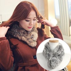 토끼털목도리
