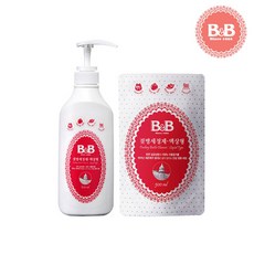 비앤비 젖병세정제 액상형, 1세트, 젖병세정제 액상형 용기+리필1개