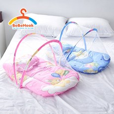 베베훅 유아 원터치 모기장, 01_베베 유아용모기장_블루, 1개