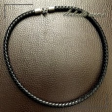 남자가죽목걸이