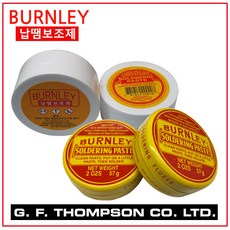 Burnley 솔더페이스트 페이스트 송진 납땜 보조제 2oz, 1개