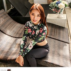 DHO3359 여성래쉬가드비치웨어크롭탑3번