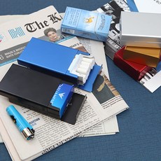 에코럭키 일반형 메탈 통쨰로 담배케이스