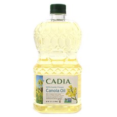 Cadia 100% 익스펠러 프레스드 캐놀라 오일, 946ml, 1개