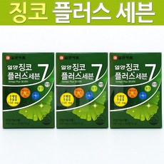 일양약품 징코플러스, 30정, 3개