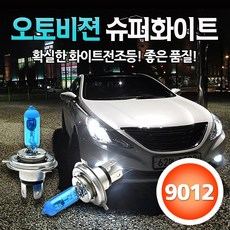 [오토오토] 오토비젼 울트라 슈퍼화이트 전조등 9012, 1세트