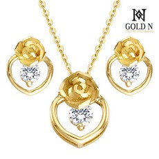 18k목걸이귀걸이세트