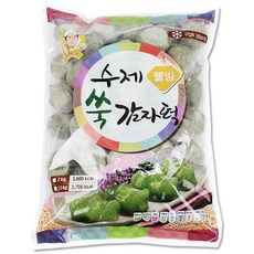 벅스웨이 쑥감자떡 1kg, 1개