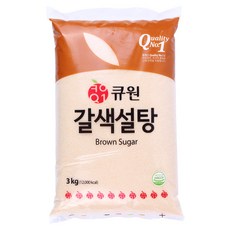 큐원 갈색설탕, 3kg, 1개