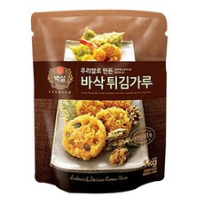 백설 우리쌀 바삭 튀김가루, 1kg, 1kg, 1개