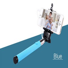 새별 미니 파스텔 셀카봉 10, blue