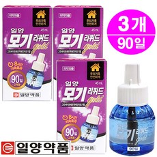 일양약품 모기리퀴드 골드 액체모기향 리필(90일), 3개