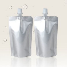 파우치 스파우트파우치 음료파우치, 알루미늄 스파우트 무지(100장), 1개