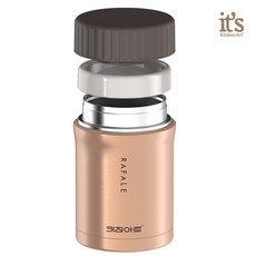 키친아트 골드메탈 보온죽통 430/800ml 보온도시락 이유식 수능 직장인 죽통도시락, 430ml, 1개