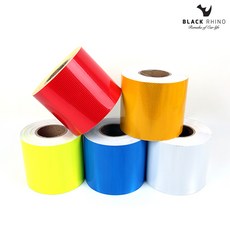 [폭15cm 길이1M단위] 벌집 고휘도반사테이프, 적색, 1개