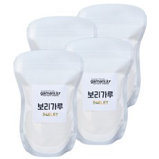 국내산 보리가루, 500g, 4개