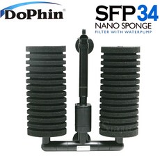 도핀 모터 스펀지 여과기 중형 SFP34, 3.2W, 1개