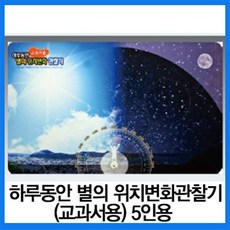 하루동안 별의 위치변화 관찰기(교과서용)5인용