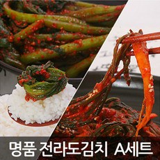 (산지직송A세트) 명품 여수돌산갓김치2kg+고들빼기김치2kg, 4kg, 1세트