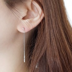 실버귀걸이드롭