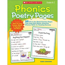 Phonics Poetry Pages, Scholastic Teaching Resources