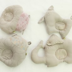 감에코 천연감염색 짱구베개, 코끼리 짱구베개(베이지), 1개
