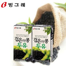 빙그레 검은깨콩 두유, 190ml, 24개