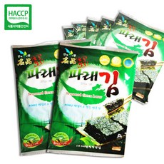 [대천청정맛김] 파래맛김 전장, 10개