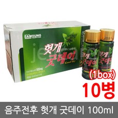 삼성제약 헬스케어 헛개 굿데이, 10개, 100ml, 10개