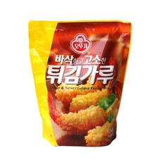 오뚜기 바삭고소튀김가루1kgX10개(1박스)/부침가루/튀김가루/전가루/튀김/부침, 1