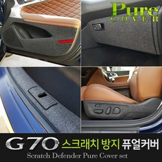 카이만 실내 스크래치 방지 퓨얼커버-G70, 도어커버, 제네시스 G70