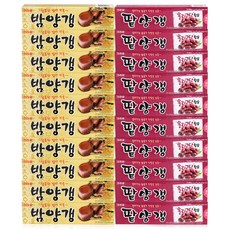 크라운 밤+팥 연양갱 50g, 20개