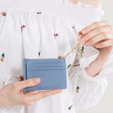 문셀러 고급 소가죽 카드지갑 카드지갑키링 여성카드지갑