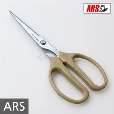 일본 아루스 ARS (340H-T) 크롬 쵸키가위 大 190mm, 베이지, 베이지