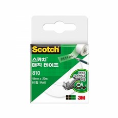 3M 3M)스카치 매직테이프 리필 (12×20M)-박스(40개입) 문구용품 테이프컷터기 일반사무용품 테이프류, 1