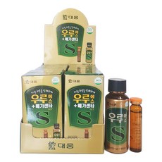 대웅 우루에스 + 메가센타 10set(메디인 황사마스크KF ) 밀크씨슬 태반 음주전후 피로회복 숙취제거, 1개