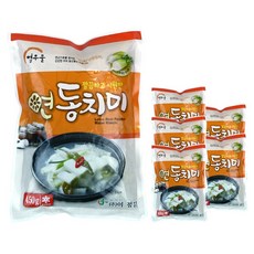 자연미가 열우물 연근 동치미 2.7kg(450gx6팩), 450g, 6개