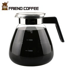 프랜드커피 콤비 드립서버 1800ml (직화용), 본상품선택