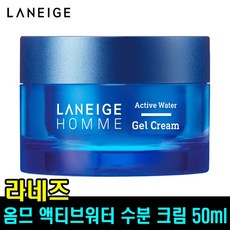 라네즈옴므액티브워터크림
