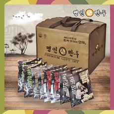 [명인만두] 선물세트 고기만두 440g X4봉 + 갈비만두 460gX4봉, 1개