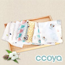 꼬야 ccoya 고급 순면 100%_무형광 손수건 (5매)