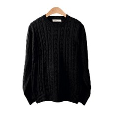 남자꽈배기니트